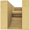 Ekena Millwork 6"W x 12"D x 6"H Wide Highland Rough Cedar Woodgrain TimberThane Corbel, Primed Tan CORUR06X12X06HLDRCPR - alternate 6